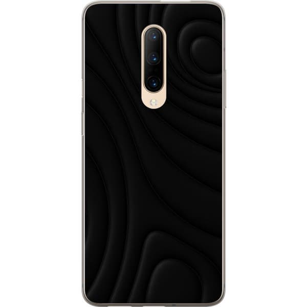 OnePlus 7 Pro Gjennomsiktig deksel Svarte Bølger