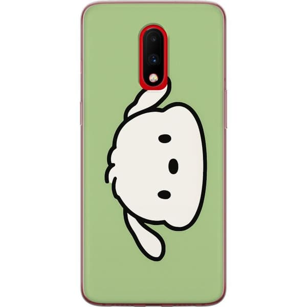 OnePlus 7 Gennemsigtig cover Snoopy Flip