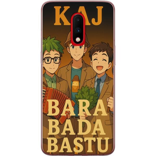 OnePlus 7 Gennemsigtig cover KAJ Bara kun bader i saunaen