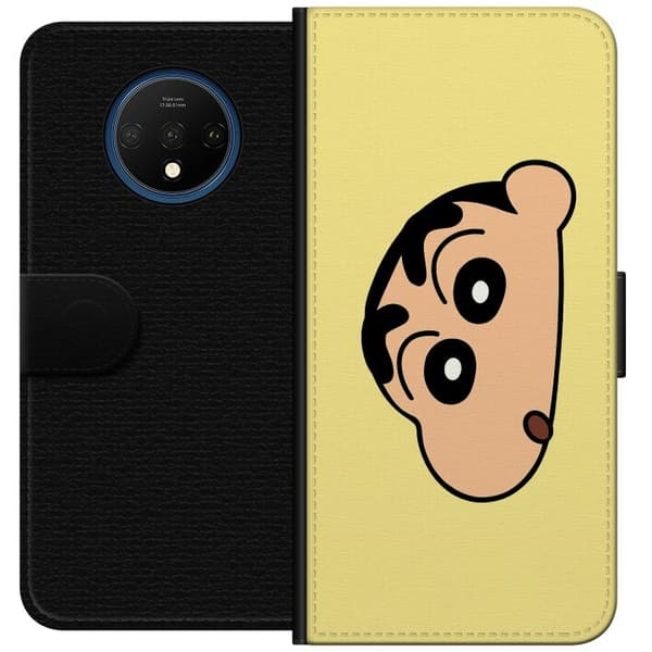 OnePlus 7T Tegnebogsetui Peeking Shinchan