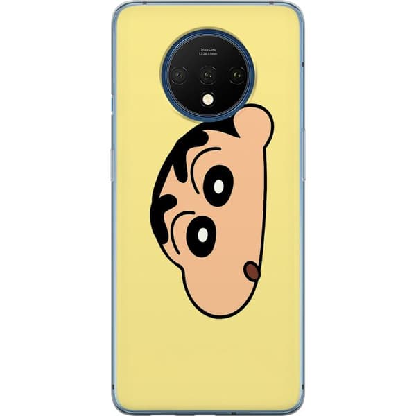 OnePlus 7T Genomskinligt Skal Peeking Shinchan