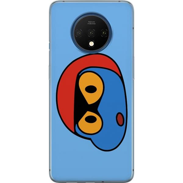 OnePlus 7T Genomskinligt Skal Bold Bot Head