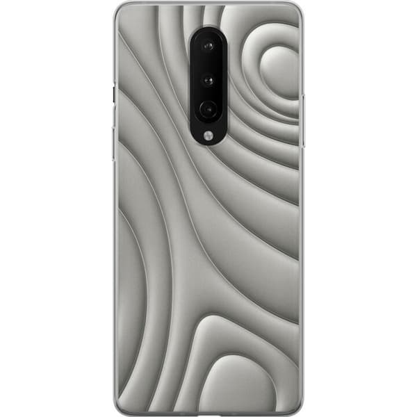 OnePlus 8 Gennemsigtig cover Sølvbølger