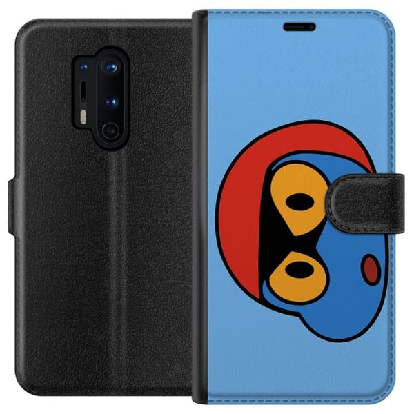 OnePlus 8 Pro Lompakkokotelo Bold Bot Head