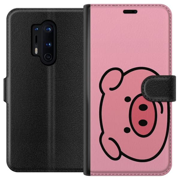 OnePlus 8 Pro Lompakkokotelo Kawaii Piggy