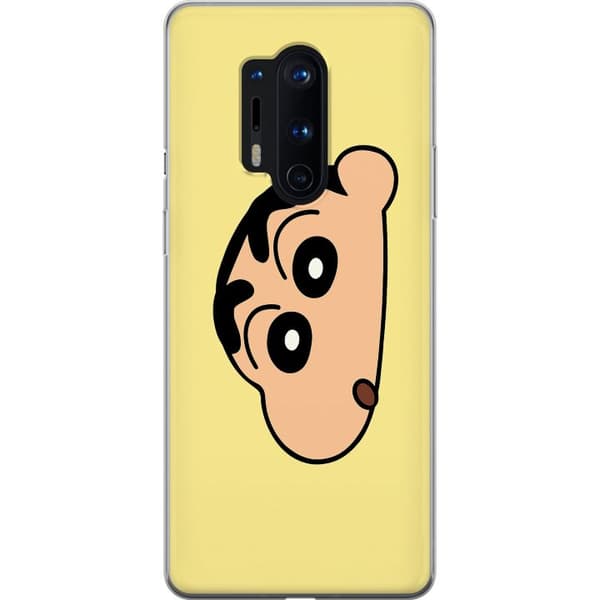 OnePlus 8 Pro Gjennomsiktig deksel Peeking Shinchan