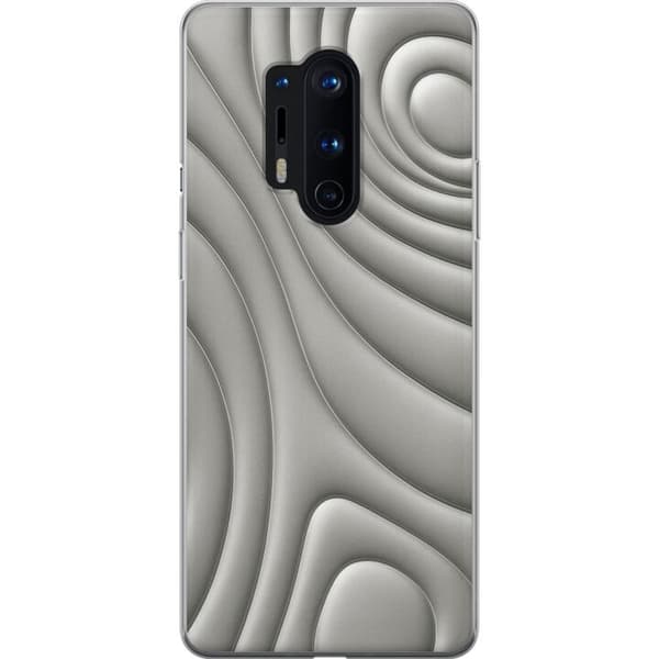 OnePlus 8 Pro Gennemsigtig cover Sølvbølger