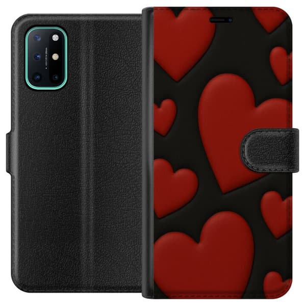 OnePlus 8T Plånboksfodral Red Velvet Hearts