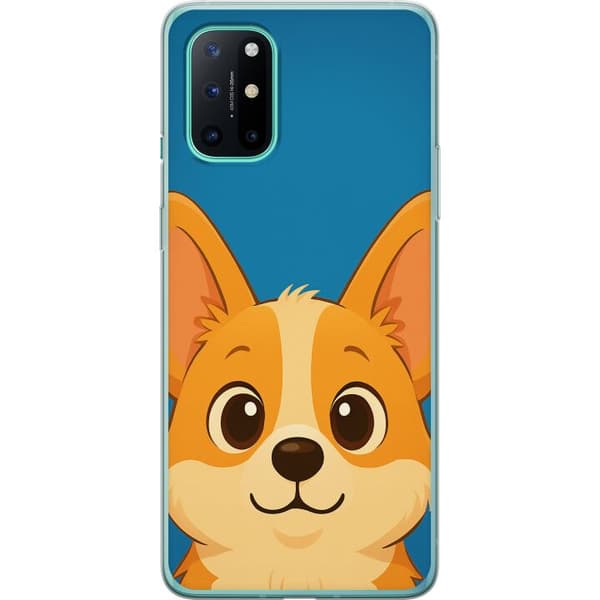 OnePlus 8T Gjennomsiktig deksel Hello Corgi