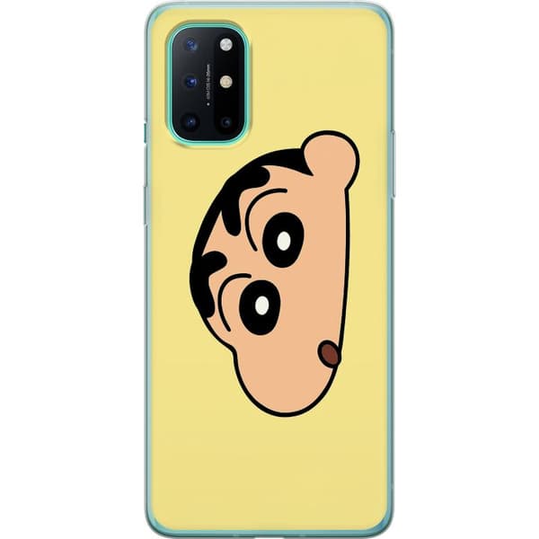 OnePlus 8T Läpinäkyvä kuori Peeking Shinchan