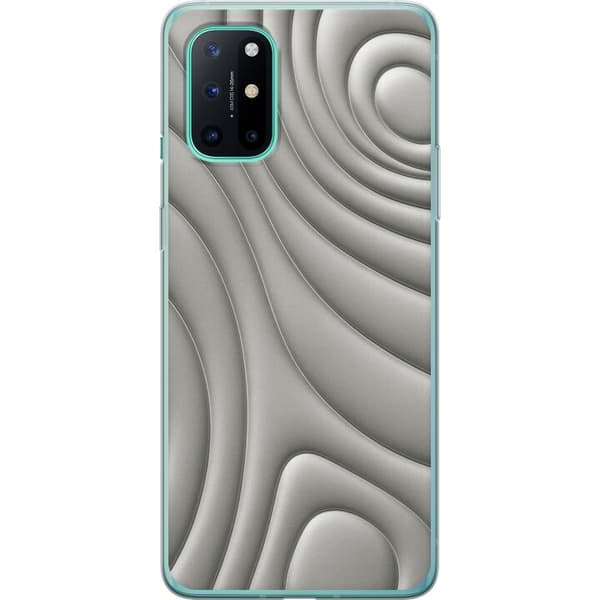 OnePlus 8T Genomskinligt Skal Silver Waves