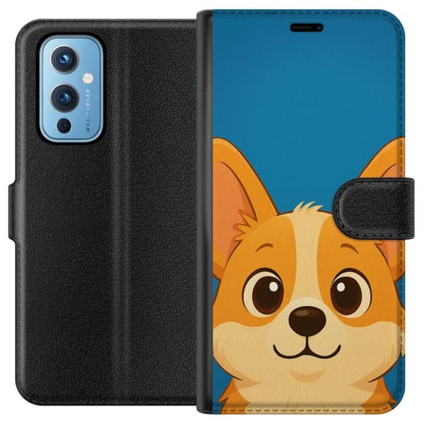 OnePlus 9 Plånboksfodral Hello Corgi