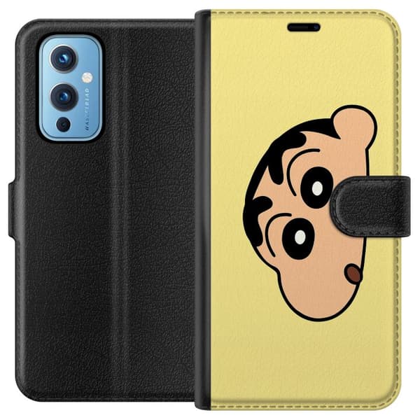 OnePlus 9 Tegnebogsetui Peeking Shinchan