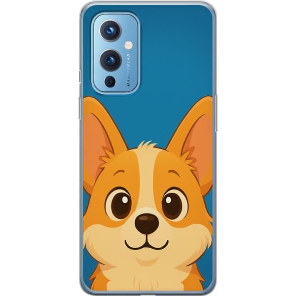 OnePlus 9 Genomskinligt Skal Hello Corgi