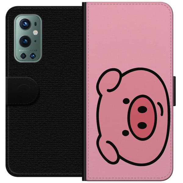 OnePlus 9 Pro Tegnebogsetui Kawaii Piggy