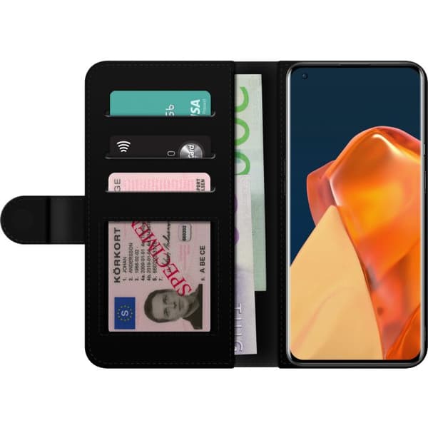 OnePlus 9 Pro Lompakkokotelo Punaiset Samettisydämet