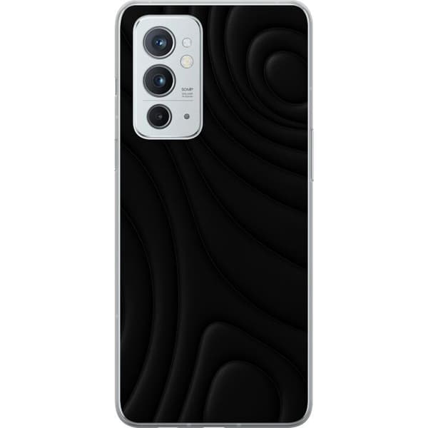 OnePlus 9RT 5G Genomskinligt Skal Black Waves