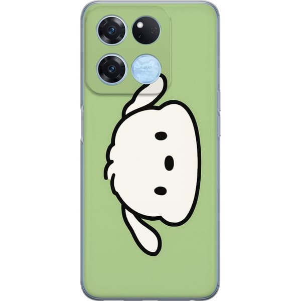 OnePlus Ace Racing Genomskinligt Skal Snoopy Flip