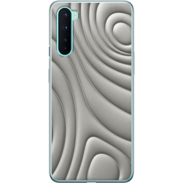 OnePlus Nord Gennemsigtig cover Sølvbølger