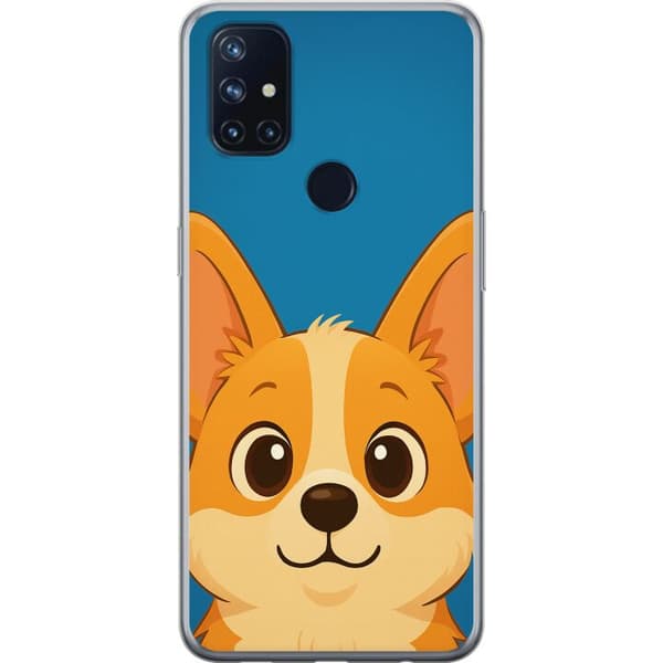 OnePlus Nord N10 5G Gjennomsiktig deksel Hello Corgi