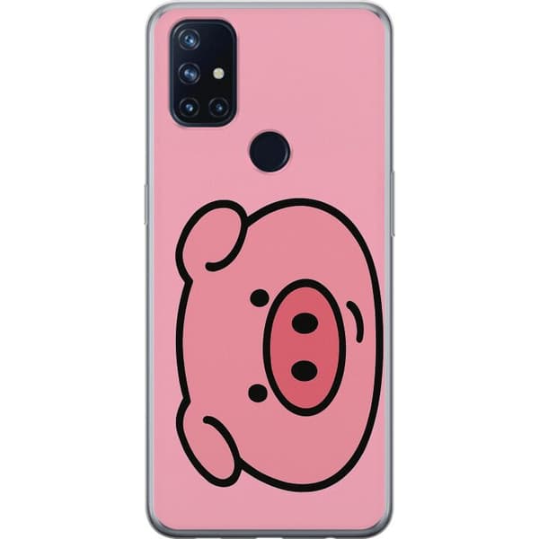 OnePlus Nord N10 5G Gjennomsiktig deksel Kawaii Piggy