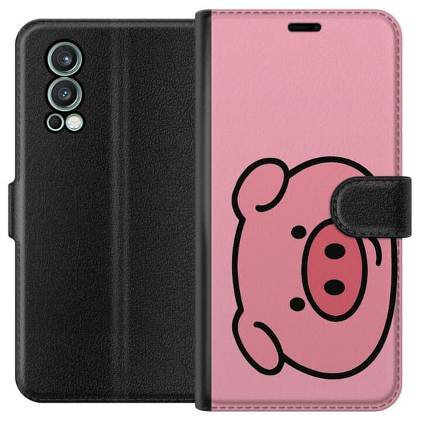 OnePlus Nord 2 5G Tegnebogsetui Kawaii Piggy