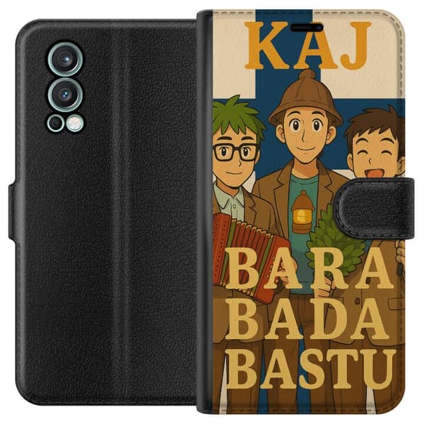 OnePlus Nord 2 5G Lompakkokotelo Vain ota sauna KAJ