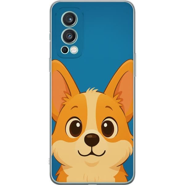 OnePlus Nord 2 5G Genomskinligt Skal Hello Corgi