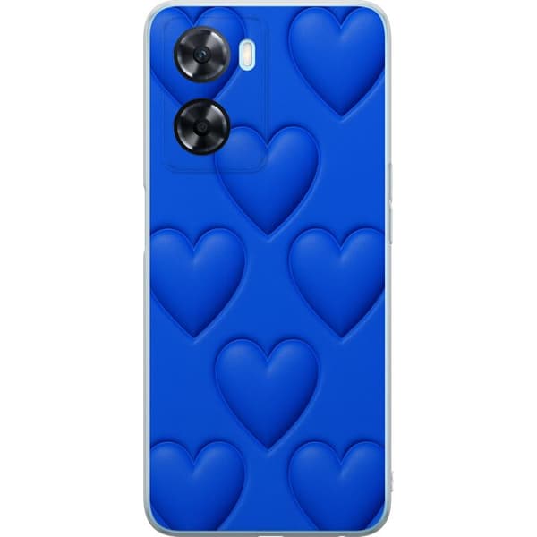 OnePlus Nord N20 SE Genomskinligt Skal Blue Hearts