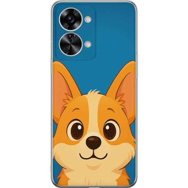 OnePlus Nord 2T Genomskinligt Skal Hello Corgi
