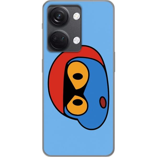 OnePlus Nord 3 Läpinäkyvä kuori Bold Bot Head