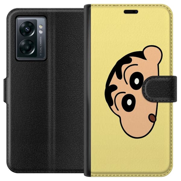 OnePlus Nord N300 Tegnebogsetui Peeking Shinchan