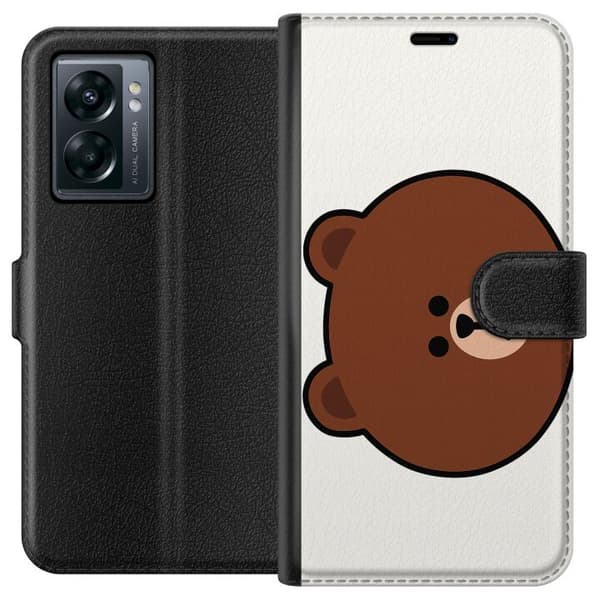 OnePlus Nord N300 Plånboksfodral line friends brown