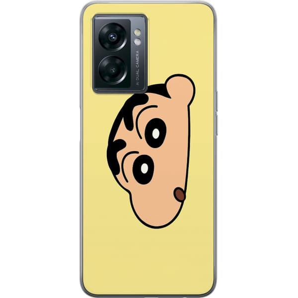 OnePlus Nord N300 Gennemsigtig cover Peeking Shinchan