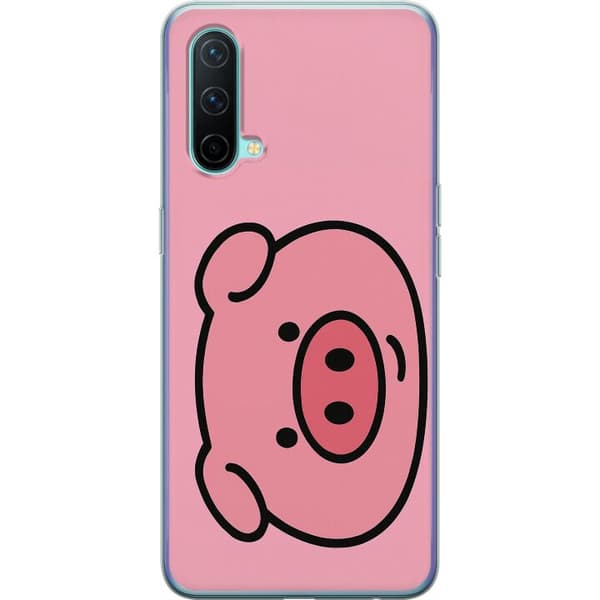 OnePlus Nord CE 5G Genomskinligt Skal Kawaii Piggy