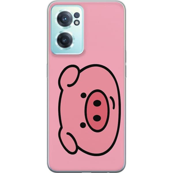 OnePlus Nord CE 2 5G Gjennomsiktig deksel Kawaii Piggy