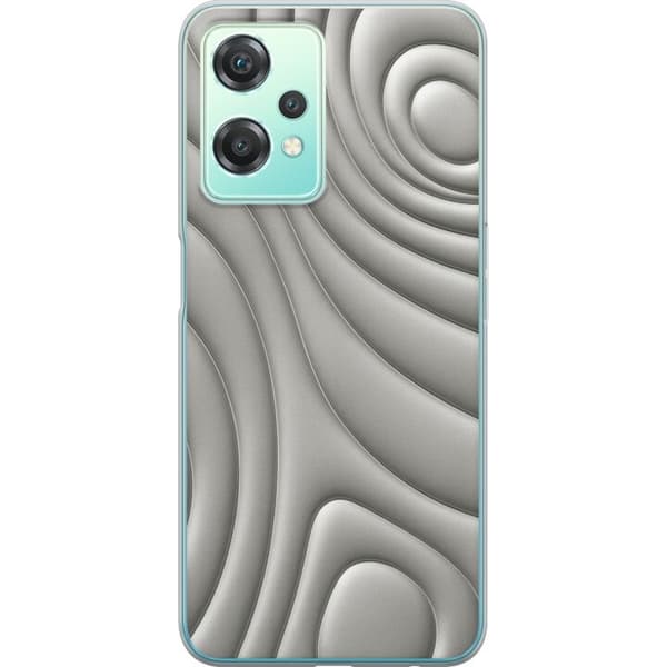 OnePlus Nord CE 2 Lite 5G Gennemsigtig cover Sølvbølger