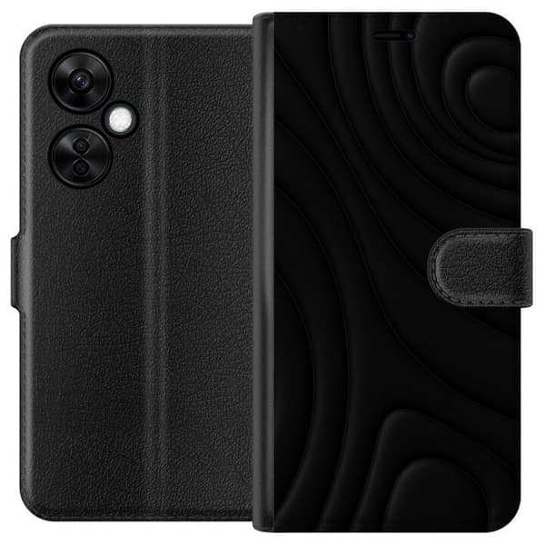 OnePlus Nord CE 3 Lite Lompakkokotelo Tummat Aallot
