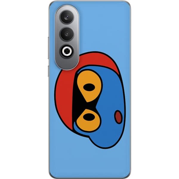 OnePlus Nord CE4 Läpinäkyvä kuori Bold Bot Head