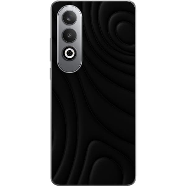 OnePlus Nord CE4 Gjennomsiktig deksel Svarte Bølger