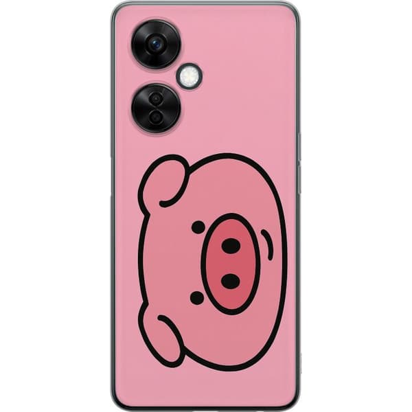 OnePlus Nord CE 3 Lite Gjennomsiktig deksel Kawaii Piggy