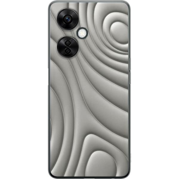 OnePlus Nord CE 3 Lite Gennemsigtig cover Sølvbølger