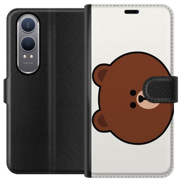 OnePlus Nord CE4 Lite Lommeboketui line friends brown