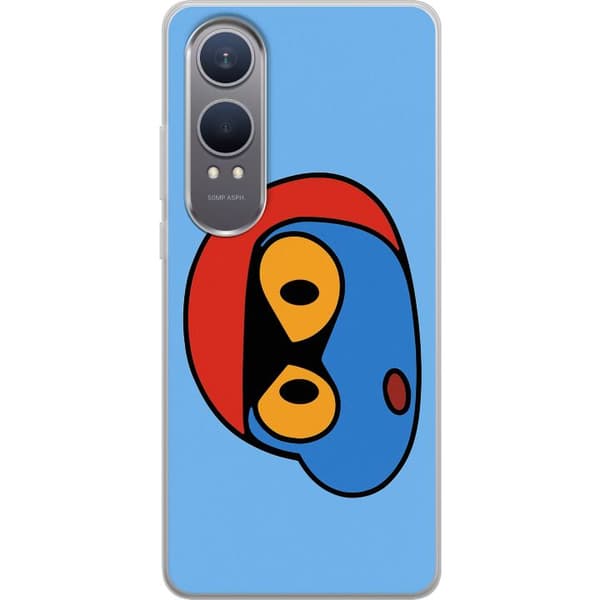 OnePlus Nord CE4 Lite Läpinäkyvä kuori Bold Bot Head