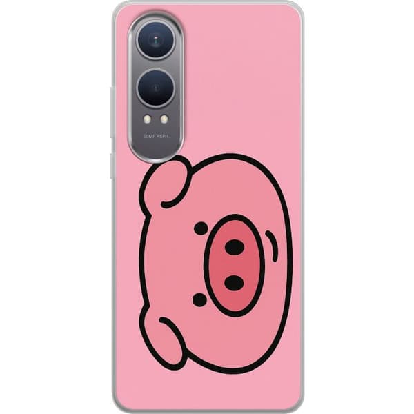 OnePlus Nord CE4 Lite Läpinäkyvä kuori Kawaii Piggy