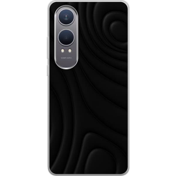 OnePlus Nord CE4 Lite Läpinäkyvä kuori Tummat Aallot