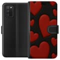 Miniatyrbild 1 av 3: Samsung Galaxy A02s Plånboksfodral Red Velvet Hearts