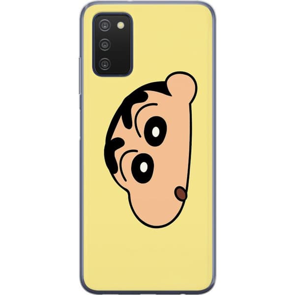 Samsung Galaxy A03s Genomskinligt Skal Peeking Shinchan