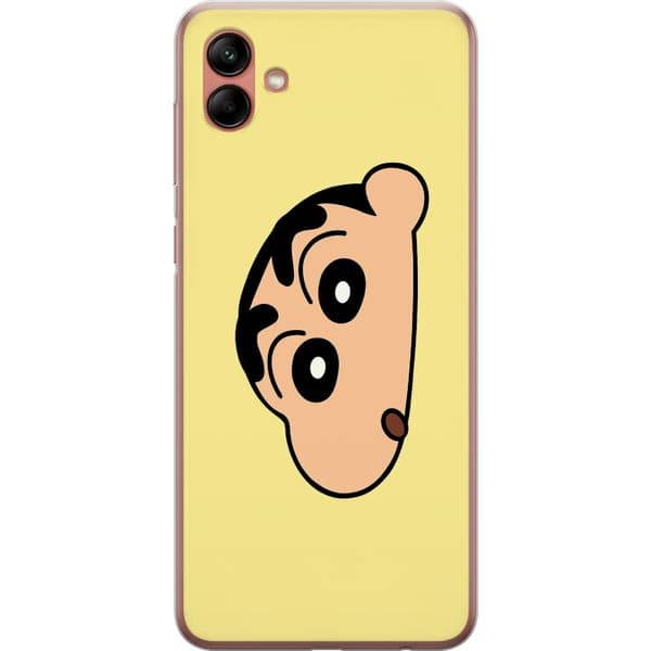 Samsung Galaxy A04 Läpinäkyvä kuori Peeking Shinchan