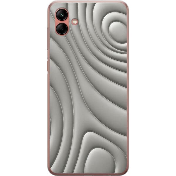 Samsung Galaxy A04 Läpinäkyvä kuori Hopea-aallot